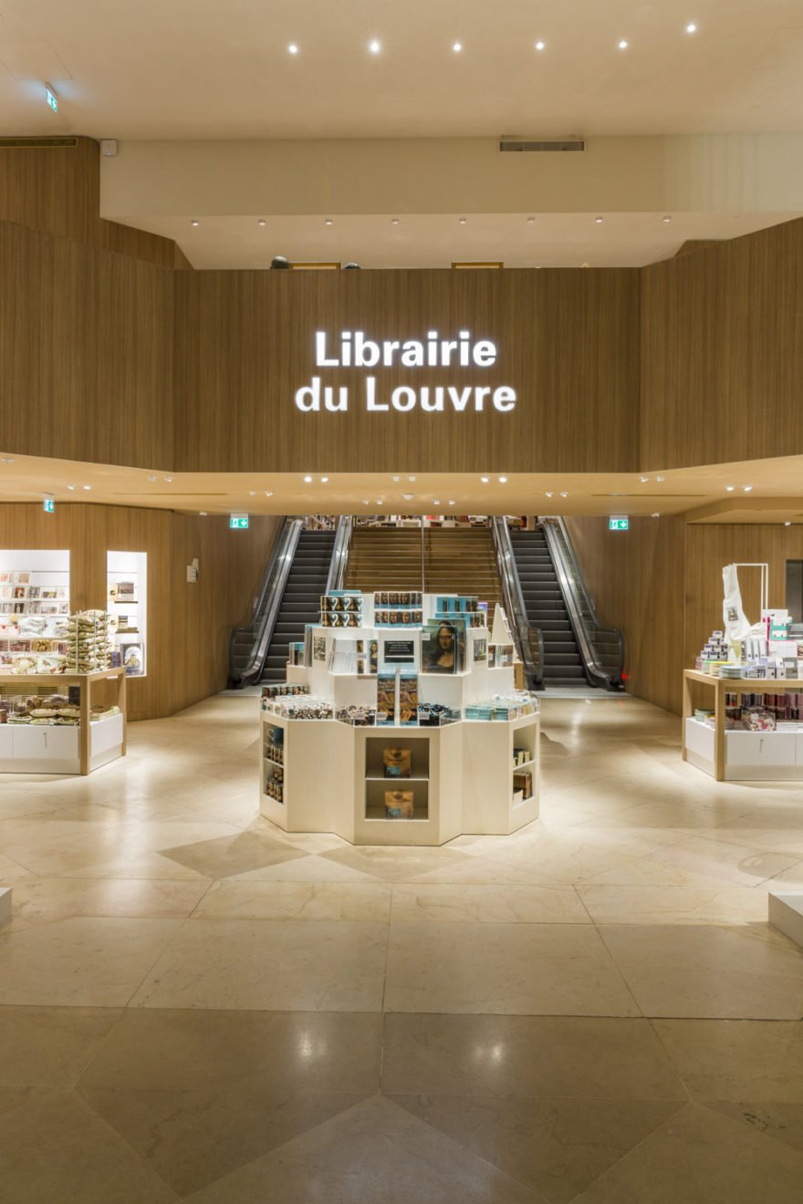 Livraria e boutique do Louvre